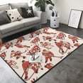 thumbnail image 3 of Area Rugs For Living Room Decor - Retro hockey player stick cool Soft Anti Slip Throw Washable Rugs 5x7 For Bedroom, Indoor Carpet For Bedroom Living Room 80x58In, 3 of 7