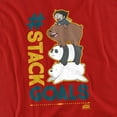 thumbnail image 2 of We Bare Bears T-Shirt Stack Goals Unisex Graphic Tee For Men & Women, 2 of 7