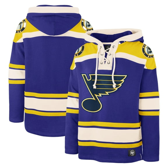Men's '47 Blue St. Louis Blues Superior Lacer Hoodie