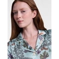 thumbnail image 5 of Joyspun Women’s Stretch Satin Sleep Top and Shorts, 2-Piece Set, Sizes XS to 3X, 5 of 6