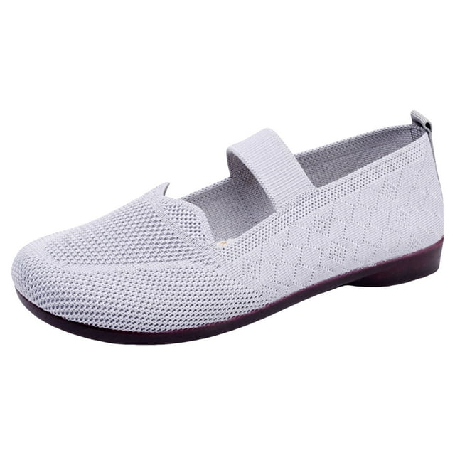 TIEVOSA Chaussures pour Femmes Semelle Souple Confortables Mi-Mode Extérieur Décontractées Respirantes Chaussures Décontractées