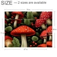 thumbnail image 2 of Mushroom Outdoor Polyester Floor Mat Rug for Patio and Deck - Weatherproof and Durable Welcome Mat - Easy to Clean - 6x9 ft Rectangular Area Rug for Outdoor Decor, 2 of 6
