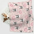 thumbnail image 6 of Naloa Cute Cartoon Panda Dog Blanket, 3 Sizes Cat Blanket for Indoor Cats Large Medium Small Dog Gifts-Large, 6 of 8