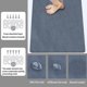 thumbnail image 2 of Bath Mats for Bathroom Non Slip, Diatomaceous Earth Bath Mat, Thin Bathroom Rugs Fit Under Door, Quick Dry Water Absorbent Bathroom Mat in Front of Ba, 2 of 4