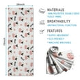 thumbnail image 2 of White Cow Moo Pattern Hot Yoga Mat Towel Non Slip for Hot Yoga - Quick-Drying Yoga Mat Cover with 4 Corner Pockets with Travel Bag - Hot Yoga Towel Non Slip Grip Moisture Wicking Sweat 70"x26", 2 of 6