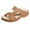 Brown, variant on Pntutb Shoes Women Open Toe Slide Hollow Out Comfy Sandals Slippers Low Heeled Shoes