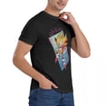 thumbnail image 5 of Camiseta de hombre Fleetway Super Sonic de algodón puro, camisetas hipster de manga corta con cuello redondo, camisetas recién llegadas, 5 of 5