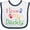 White and Navy, variant on Inktastic I Love My Daddy Boys or Girls Baby Bib