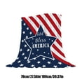 thumbnail image 3 of Nmdmisc USA Flag Throw Blanket, Flannel Bed Blanket 27.5x39.3 Inches,Gifts Blanket for Bed Couch Chair Fall Winter Camping Living Room Office,Independence Day Decor, 3 of 6