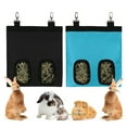 thumbnail image 1 of piezas de bolsa de comedero de heno para conejillo de indias, bolsa de heno para conejo, comedero de heno para animales pequeños, bolsa de heno de almacenamiento, bolsa de comedero colgante, comedero, 1 of 7