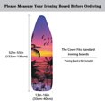 thumbnail image 5 of HELLHERO Ironing Board Covers Elastic Edge Replacement 3 Fasteners Ironing Board Dustproof Cover Home Protective Cover, Thanksgiving Palm trees, 5 of 5