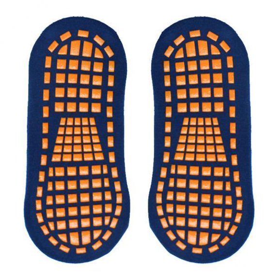 amagogo 5xNon-slip floor socks Navy