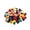 1CM 200PCS, variant on LZLINGMEI Glitter Tinsel Pom Poms Sparkle Balls for DIY Craft Party Decoration