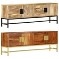 thumbnail image 4 of vidaXL TV Stand 55.1"x11.8"x19.7" Solid Wood Acacia, 4 of 10