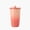 Peach Pink, variant on TYESO Stainless Steel Insulated Tumbler with Lid and Straw, 20 oz Stainless Steel Cups, Travel Coffee Mug for Adults, Sliver
