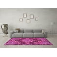 thumbnail image 3 of Ahgly Company Indoor Square Persian Pink Traditional Area Rugs, 8' Square, 3 of 4