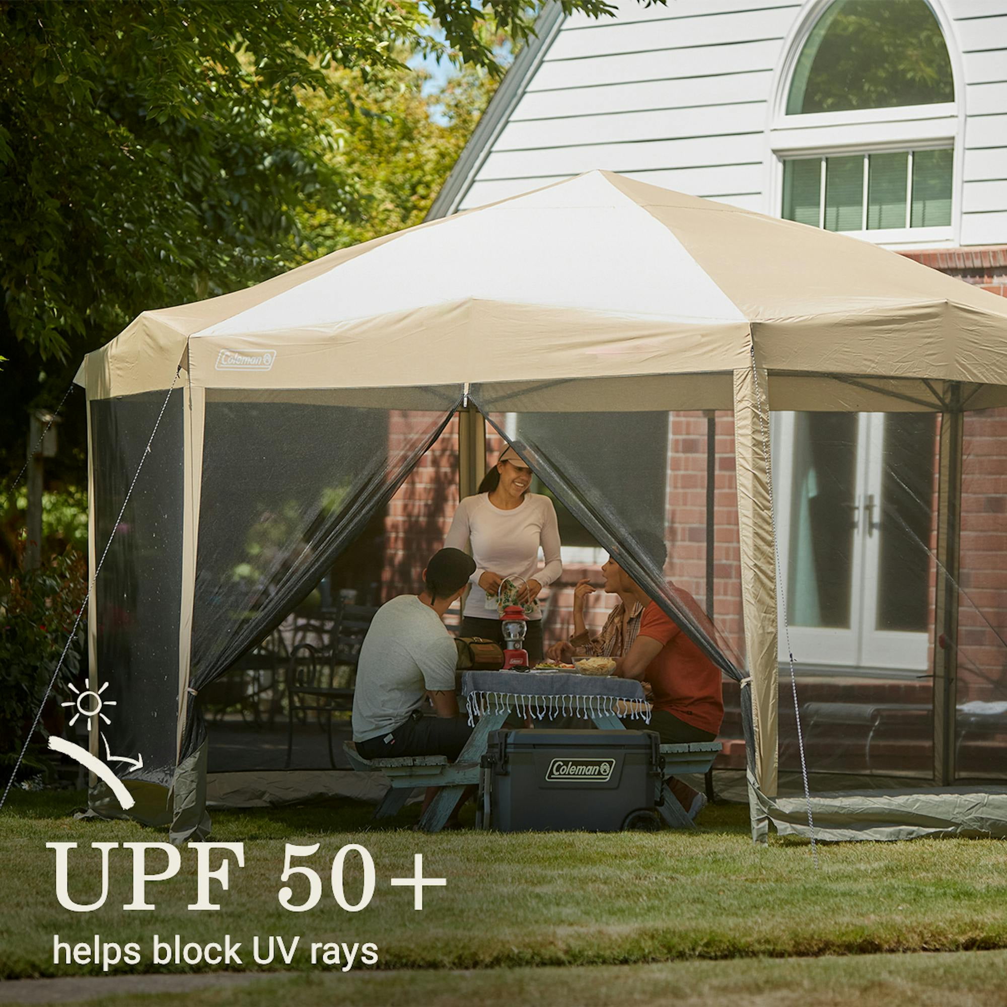 Coleman Back Home™ 15 x 13 Screen Canopy Tent