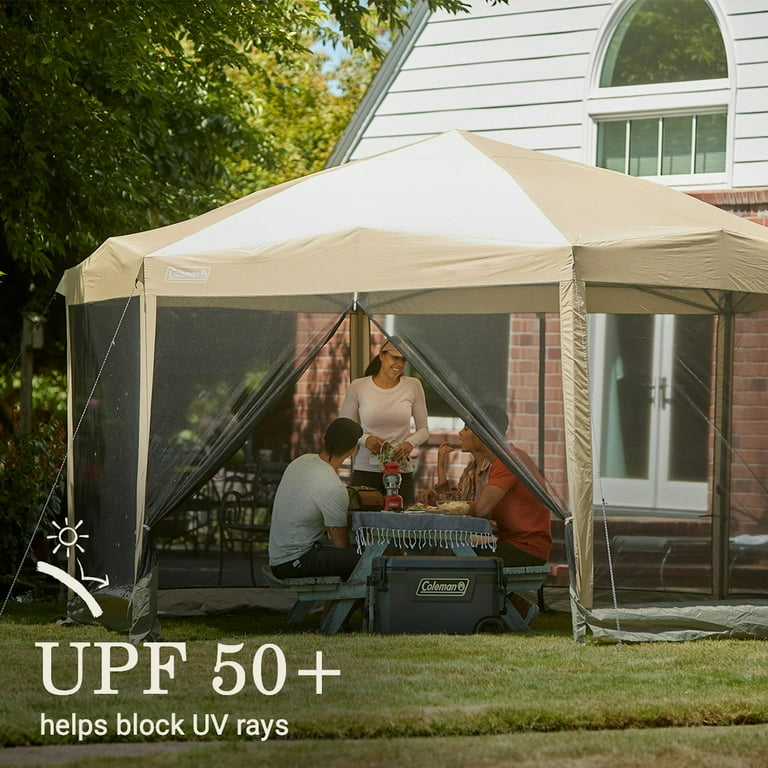 Coleman Back Home™ 15 x 13 Screen Canopy Tent - Walmart.com
