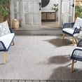 thumbnail image 2 of SAFAVIEH Courtyard Finola Geometric Indoor/Outdoor Area Rug, Ivory/Grey, 6'7" x 6'7" Square, 2 of 11