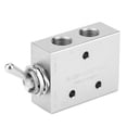 thumbnail image 1 of Switch Valve,Toggle Switch Valve 2-Position Pneumatic Toggle Switch Toggle Switch True Excellence, 1 of 9