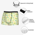 thumbnail image 3 of Pofeuu Armadillo Floral Print Men’s Boxer Briefs, Moisture-Wicking Underwear, Regular,Trunk-X-Large, 3 of 5