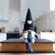 thumbnail image 1 of Muñeco de Papá Noel de peluche de gnomos sin rostro, tejido de punto, adornos navideños colgantes para árbol de Navidad, decoración de mesa de cafetería, regalos de Año Nuevo, 1 of 5