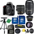thumbnail image 1 of Paquete de Vacaciones Zeetech para D3300 con AFP de 18-55 Mm VR de 55-300 Mm Trípode 2 Tarjetas de Memoria de 32 GB Gran Angular Teleobjetivo Lector Juego de Limpieza, 1 of 1