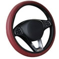 thumbnail image 5 of Naierhg Stylish Car Vehicle Faux Leather Anti-Slip Steering Wheel Wrap Cover Protector, 5 of 6