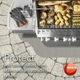 thumbnail image 6 of Resilia Under Grill Mat With Splatter Guard Lip - 72” x 48”, Sandstone, 6 of 10