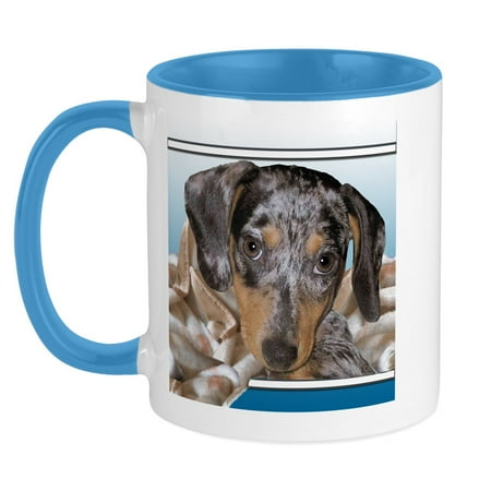 

CafePress - Speckled Dachshund Dogs Mug - Ceramic Coffee Tea Novelty Mug Cup 11 oz