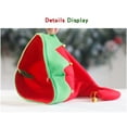 thumbnail image 4 of Phenas Christmas Santa Hats 4 Pcs Family Pack,Unisex Red Plush Small and Large Santa Hat, 4 of 6