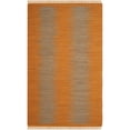 thumbnail image 1 of Safavieh Montauk Collection MTK718R Handmade Fringe Cotton Area Rug, 6' x 9', Orange, 1 of 2