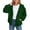 Dark Green, variant on Nwiuh Sweatshirt Color Solid Zip Jackets Long Hoodie Top Boys Sleeve Up Girls Kids Boys Coat&jacket (Navy, 9-10 Years)