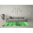 thumbnail image 3 of Ahgly Company Indoor Square Abstract Emerald Green Modern Area Rugs, 8' Square, 3 of 4