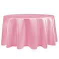 thumbnail image 1 of Ultimate Textile (3 Pack) Satin 114-Inch Round Tablecloth - for Wedding, Special Event or Banquet use, Peppermint Pink, 1 of 4