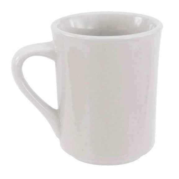 Crestware White Narrow Rim Mug 8-1/2 oz., Pk36 AL16