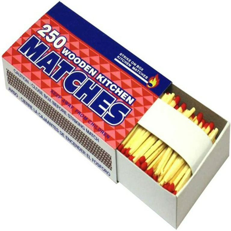Flare (2 Pack) Strike On Box Matches, 500 Count, 250 Per Box 