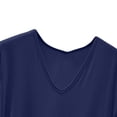 thumbnail image 5 of NominalSnug Plus Size Pajamas Sets for Women Soft Sleepwear Cap Sleeve V Neck Tops Capri Pants Comfy Loungewear, 5 of 6