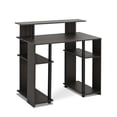 thumbnail image 1 of Furinno JAYA Simple Design Computer Writing Desk, Walnut, 15071WNBK, 1 of 5