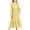 Yellow, variant on Cethrio Girls Party Dresses Size 14-16, Crew Neck Long Sleeve Party Casual Maxi Dresses with Pockets Pink Size 14-16