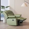 thumbnail image 3 of LAZZO Recliner Chair with Adjustable Armrest and Headrest, Upholstered Swivel Rocking Chair for Nursery & Living Room, Green, 3 of 10