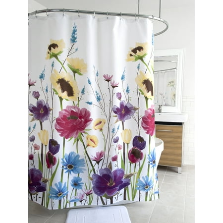 Splash Home Prisma Polyester Fabric Shower Curtain, 70