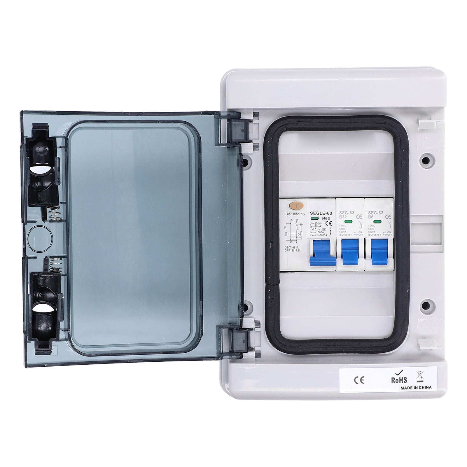 Caja de protección de distribución, 2 vías 230 V Distribución V Caja de