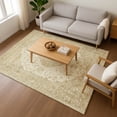 thumbnail image 7 of Addison Rugs Mayfield Premium Machine Washable Traditional Global Ivory Rectangle Rug, 9' X 12' Machine Washable Traditional Global Ivory Oversized Sherpa Throw Blanket, 7 of 7