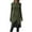 Green, variant on Ltctricy Long Sleeve Tops for Women Slim Fashion Spring Crewneck Long Shirts Slit Hem Basic Tunic Blouses
