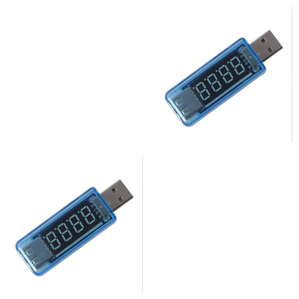 USB LCD Digital Current Voltage Detector Mobile Power USB Charger Tester BLUS 