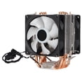 thumbnail image 2 of Enfriador de cpu, Radiador de refrigeración de 6 tipos disipador de calor de cpu, ventiladores de refrigeración de cpu de 90 mm tecnología de directo fljo de aire preciso, 2 of 7