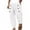 White, variant on UAMVSH Mens Casual Pants Cotton Linen Button Lounge Pants Elastic Waist Mid Rise Beach Vacation Travel Pants with Pockets(LargeBlack)