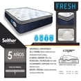 thumbnail image 5 of Colchón King Size Selther Fresh Memory Foam Cooling Firmeza Media, 5 of 5