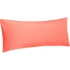 Mainstays Body Pillow with Removable Cover, Orange Mango
